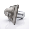 15.88" x 8" Retrofit Foundation Dryer Vent Assembly for Block Walls